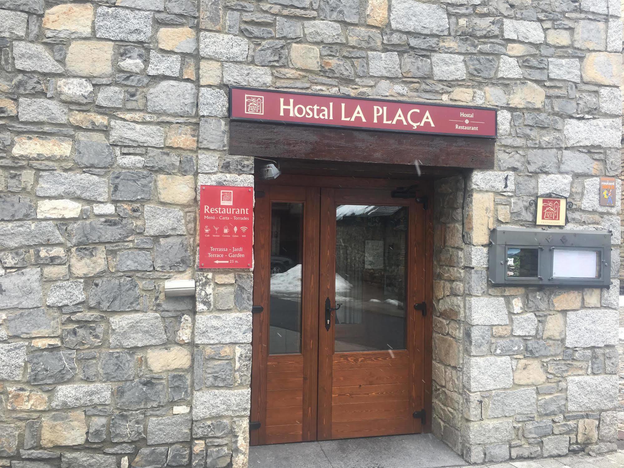 Hostal La Placa Erill la Vall Exterior foto